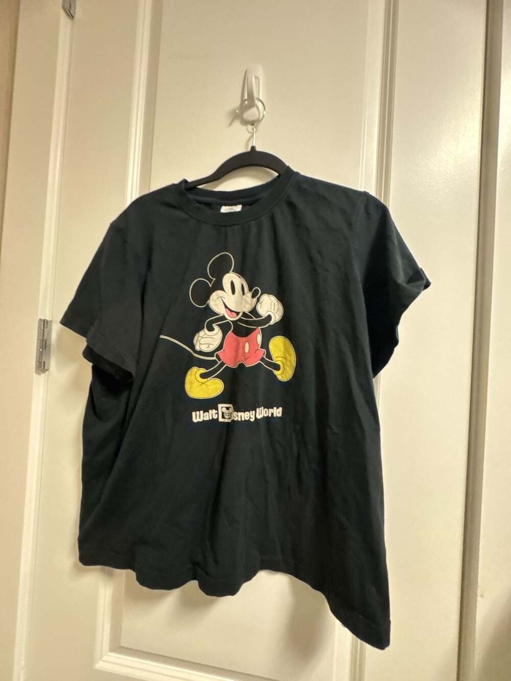 Disney Mickey Mouse T-Shirt Size L Black Walt Disney World